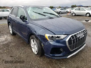 2020 Audi Q3 Premium with VIN WA1AECF38L1117648, listed as a Copart auction lot 66929382 with 10,604 mi miles. Bid and sale history available at carsss.com. Image 1.