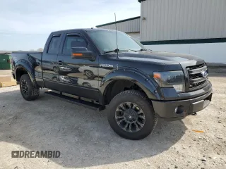 2014 Ford F-150 XL with VIN 1FTFX1ET5EFA49472, listed as a Copart auction lot 48054815 with 137,860 mi miles and Salvage Title. Bid and sale history available at carsss.com. Image 4.