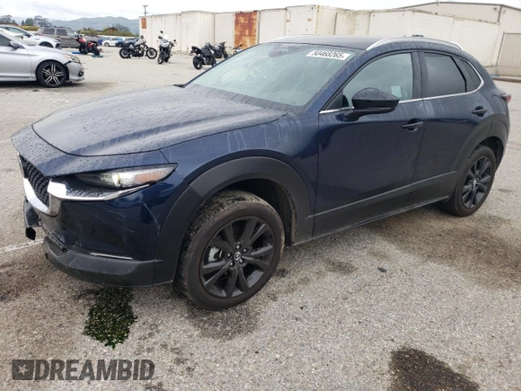 2024 Mazda CX-30 2.5 S Select Sport with VIN 3MVDMBBM5RM665504, listed as a Copart auction lot 50468265 with 5,738 mi miles and Salvage Title. Bid and sale history available at carsss.com. Image 1.