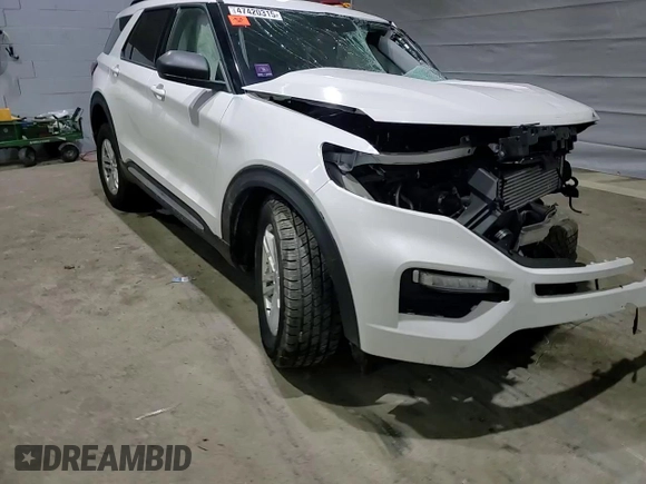 2020 Ford Explorer XLT with VIN 1FMSK8DH8LGC55228, listed as a Copart auction lot 47420315 with Not Provided miles and Salvage Title. Bid and sale history available at DreamBid. Image 12.