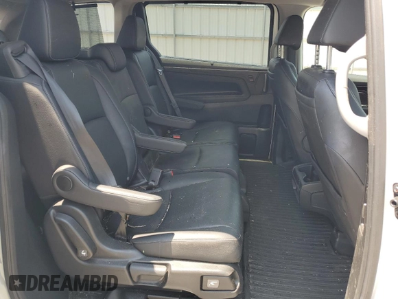 2023 Honda Odyssey Touring with VIN 5FNRL6H84PB016614, listed as a Copart auction lot 59336585 with 36,932 mi miles and Salvage title. Bid and sale history available at DreamBid. Image 11.