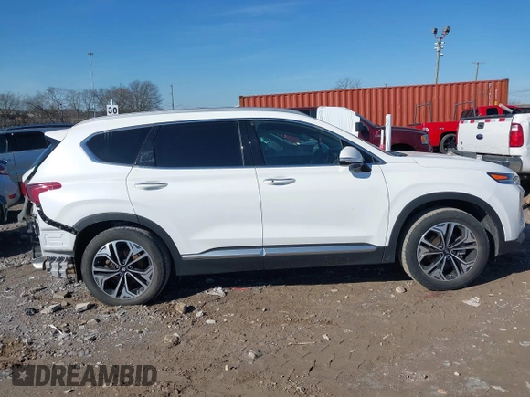 2019 Hyundai Santa Fe Limited with VIN 5NMS53AD4KH006013, listed as a IAAI auction lot 41411439 with 54,007 mi miles. Bid and sale history available at carsss.com. Image 14.