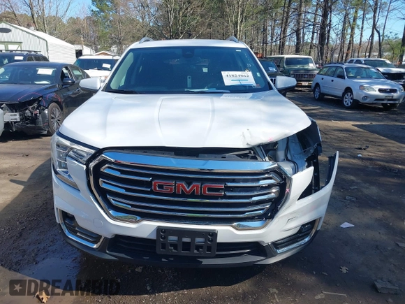 2023 GMC Terrain SLT with VIN 3GKALVEG4PL181622, listed as a IAAI auction lot 41824862 with 46,855 mi miles and . Bid and sale history available at carsss.com. Image 13.