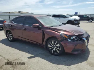2021 Nissan Sentra SV with VIN 3N1AB8CV0MY203716, listed as a Copart auction lot 52529895 with 58,390 mi miles and Clean title. Bid and sale history available at DreamBid. Image 4.