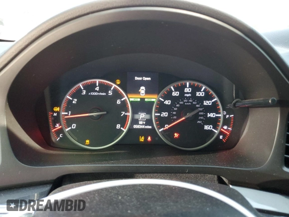 2020 Acura ILX Premium with VIN 19UDE2F87LA001741, listed as a Copart auction lot 55400885 with 58,344 mi miles and Salvage title. Bid and sale history available at DreamBid. Image 9.