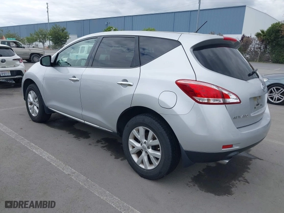 2012 Nissan Murano SL with VIN JN8AZ1MUXCW107804, listed as a IAAI auction lot 42136951 with 1 mi miles. Bid and sale history available at carsss.com. Image 3.