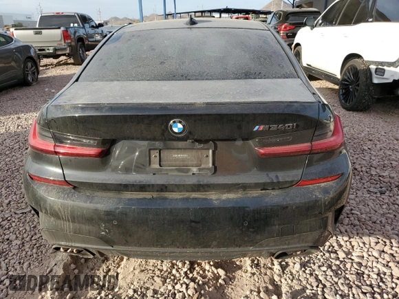 2021 BMW 3 Series M340i with VIN 3MW5U7J09M8B69234, listed as a Copart auction lot 44027005 with 29,715 mi miles and Salvage Title. Bid and sale history available at carsss.com. Image 6.