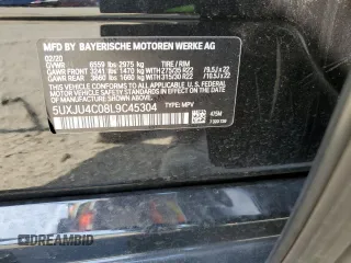 2020 BMW X5 M50i with VIN 5UXJU4C08L9C45304, listed as a Copart auction lot 48359823 with 22,929 mi miles. Bid and sale history available at carsss.com. Image 13.