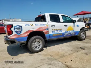 2023 Chevrolet Colorado 2WD Work Truck with VIN 1GCGSBEC6P1201879, listed as a Copart auction lot 60961335 with 45,939 mi miles and Salvage title. Bid and sale history available at DreamBid. Image 3.