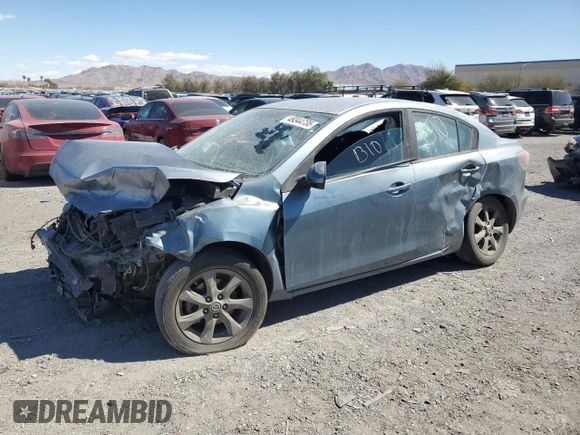 2011 Mazda 3 i Touring with VIN JM1BL1VG1B1487900, listed as a Copart auction lot 49344735 with Not Provided miles and Salvage Title. Bid and sale history available at carsss.com. Image 1.