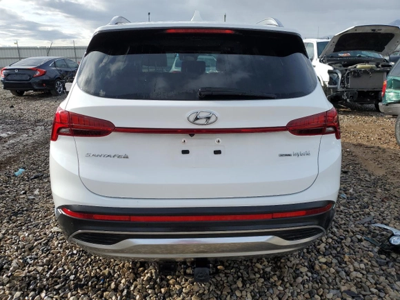 2021 Hyundai Santa Fe Hybrid Limited with VIN KM8S5DA19MU006558, listed as a Copart auction lot 46801044 with 28,659 mi miles. Bid and sale history available at carsss.com. Image 6.