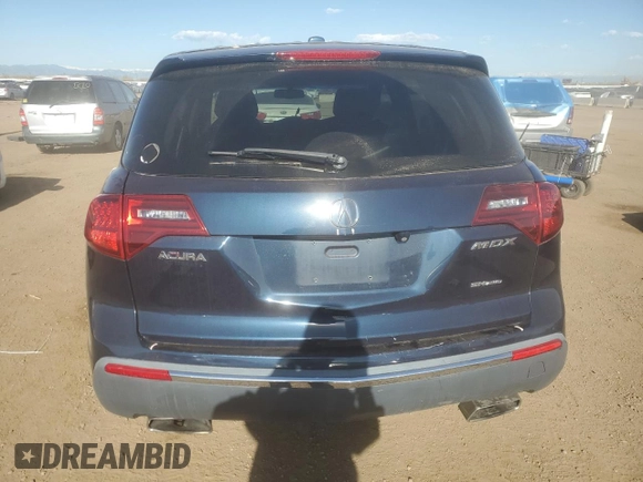 2011 Acura MDX Tech Pkg with VIN 2HNYD2H64BH539483, listed as a Copart auction lot 53078375 with 120,871 mi miles and Salvage Title. Bid and sale history available at carsss.com. Image 6.