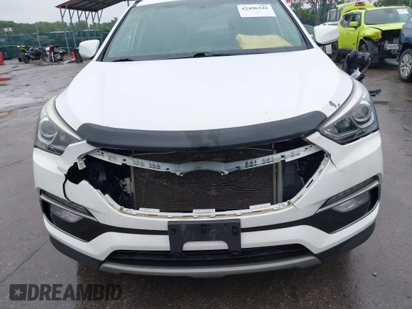 2017 Hyundai Santa Fe 2.4L with VIN 5XYZUDLB0HG397831, listed as a IAAI auction lot 42496341 with 96,333 mi miles and . Bid and sale history available at DreamBid. Image 6.