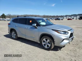 2020 Toyota Highlander L z VIN 5TDCZRAH5LS504363, wystawiony jako Copart lot #47610065 z przebiegiem 80 414 mil mil oraz Szkoda całkowita • Salvage title. Historia ofert i sprzedaży dostępna na DreamBid. Obrazek 4.