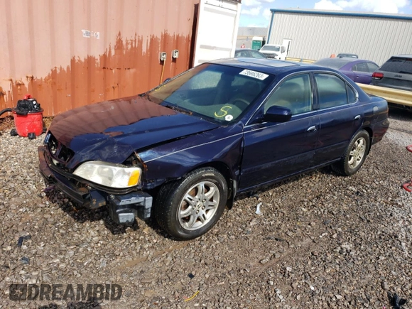2000 Acura TL with VIN 19UUA5660YA005214, listed as a Copart auction lot 73686263 with 296,285 mi miles and Salvage Title. Bid and sale history available at carsss.com. Image 1.