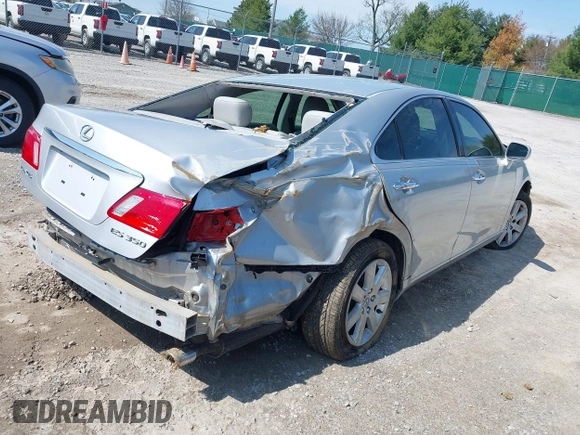 2008 Lexus ES 350 with VIN JTHBJ46G182184591, listed as a IAAI auction lot 41933603 with 265,598 mi miles. Bid and sale history available at carsss.com. Image 4.