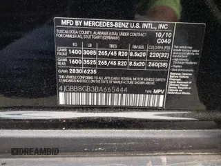 2011 Mercedes-Benz M 350 with VIN 4JGBB8GB3BA665444, listed as a Copart auction lot 51308995 with Not Provided miles and Clean Title. Bid and sale history available at DreamBid. Image 13.