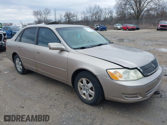 2002 Toyota Avalon XL with VIN 4T1BF28B72U206657, listed as a IAAI auction lot 42081198 with 1 mi miles. Bid and sale history available at carsss.com. Image 1.