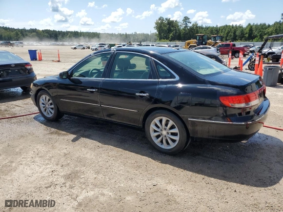 2009 Hyundai Azera GLS with VIN KMHFC46D39A350678, listed as a Copart auction lot 68892514 with 0 mi miles and Salvage Title. Bid and sale history available at carsss.com. Image 2.