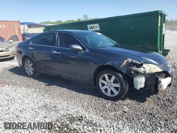 2009 Lexus ES 330 with VIN JTHBJ46G592304670, listed as a Copart auction lot 53319345 with 218,569 mi miles and Salvage Title. Bid and sale history available at DreamBid. Image 4.