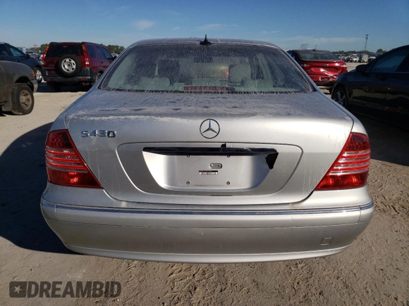 2003 Mercedes-Benz S-Class 4.3L with VIN WDBNG70J53A317465, listed as a Copart auction lot 81832784 with 0 mi miles and Clean Title. Bid and sale history available at carsss.com. Image 6.