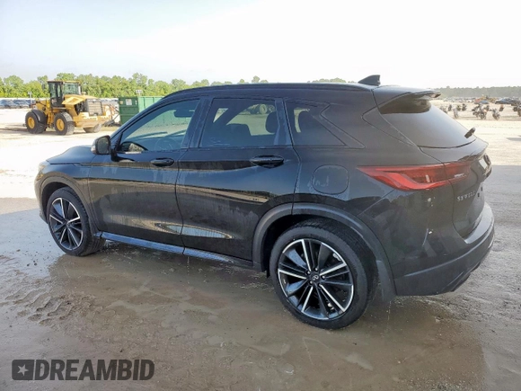 2024 Infiniti QX50 Sport z VIN 3PCAJ5FA9RF104175, wystawiony jako Copart lot #61975145 z przebiegiem 4 672 mil mil oraz Czysty tytuł • Clean title. Historia ofert i sprzedaży dostępna na DreamBid. Obrazek 2.