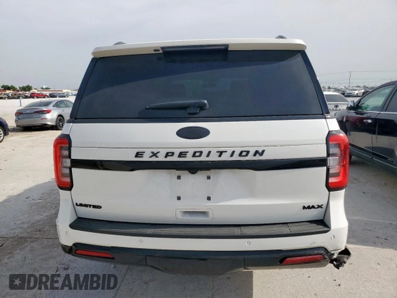 2024 Ford Expedition Max Limited with VIN 1FMJK2A81REA49153, listed as a Copart auction lot 57095595 with Not provided miles and Salvage title. Bid and sale history available at DreamBid. Image 6.