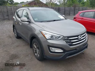 2014 Hyundai Santa Fe with VIN 5XYZUDLB1EG168733, listed as a IAAI auction lot 42622879 with 103,388 mi miles and . Bid and sale history available at DreamBid. Image 1.