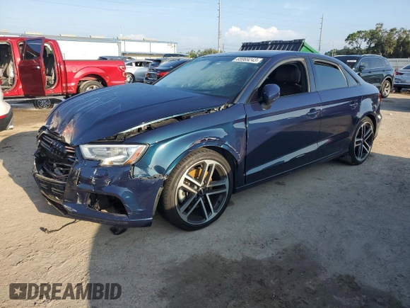 2019 Audi A3 Sedan Premium with VIN WAUAUGFFXKA107872, listed as a Copart auction lot 69576173 with 45,677 mi miles. Bid and sale history available at carsss.com. Image 1.
