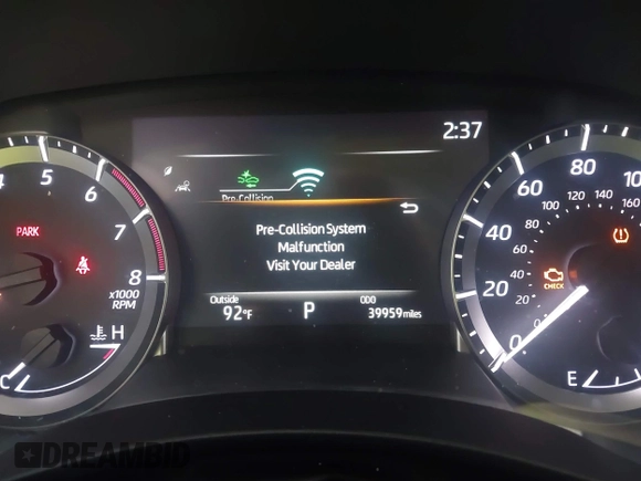 2023 Toyota Highlander L with VIN 5TDKDRAH8PS511517, listed as a IAAI auction lot 42303066 with 39,959 mi miles and . Bid and sale history available at DreamBid. Image 7.