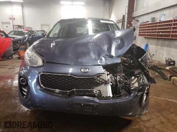 2018 Kia Sportage LX z VIN KNDPMCAC0J7377594, wystawiony jako Copart lot #47605865 z przebiegiem 155 398 mil mil oraz Szkoda całkowita • Salvage title. Historia ofert i sprzedaży dostępna na DreamBid. Obrazek 5.