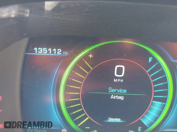 2016 Chevrolet Volt Premier with VIN 1G1RD6S52GU118084, listed as a IAAI auction lot 42067848 with 135,112 mi miles. Bid and sale history available at carsss.com. Image 7.