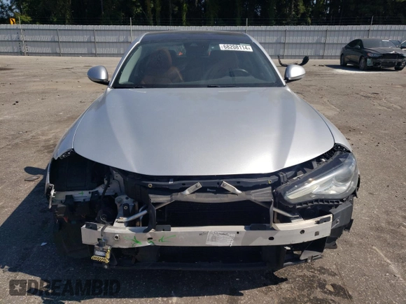 2018 Alfa Romeo Giulia Ti Sport with VIN ZARFAECN7J7571981, listed as a Copart auction lot 68208114 with 142,729 mi miles and Salvage Title. Bid and sale history available at carsss.com. Image 5.