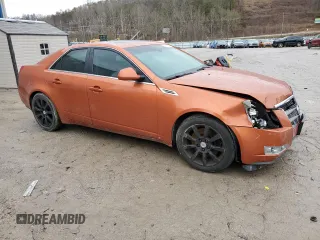 2008 Cadillac CTS AWD w/1SB with VIN 1G6DT57VX80189553, listed as a Copart auction lot 44750265 with 0 mi miles and Salvage Title. Bid and sale history available at carsss.com. Image 4.