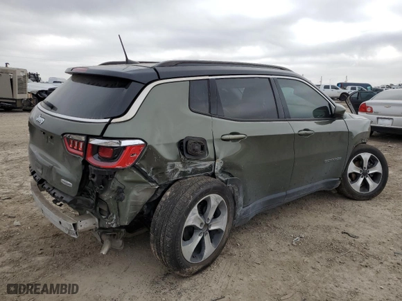 2018 Jeep Compass Latitude with VIN 3C4NJCBB4JT240949, listed as a Copart auction lot 44675285 with 44,904 mi miles and Salvage Title. Bid and sale history available at carsss.com. Image 3.