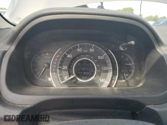 2013 Honda CR-V EX-L with VIN 2HKRM4H7XDH690823, listed as a Copart auction lot 65093765 with 207,333 mi miles and Clean title. Bid and sale history available at DreamBid. Image 9.