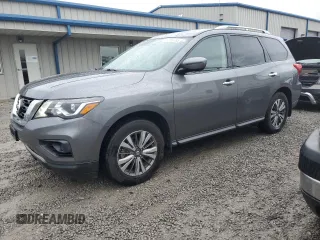 2019 Nissan Pathfinder S with VIN 5N1DR2MM7KC599587, listed as a Copart auction lot 54756085 with 71,639 mi miles and Salvage title. Bid and sale history available at DreamBid. Image 1.