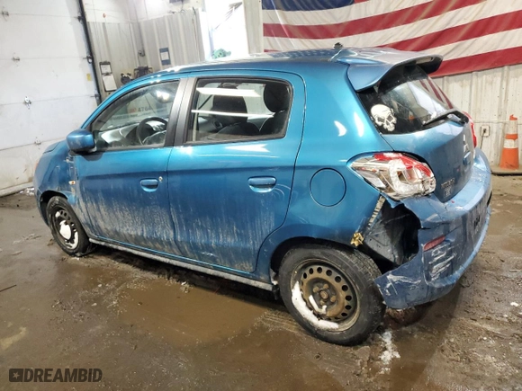 2017 Mitsubishi Mirage ES with VIN ML32A3HJ2HH007035, listed as a Copart auction lot 44550065 with 141,506 mi miles and Salvage Title. Bid and sale history available at carsss.com. Image 2.