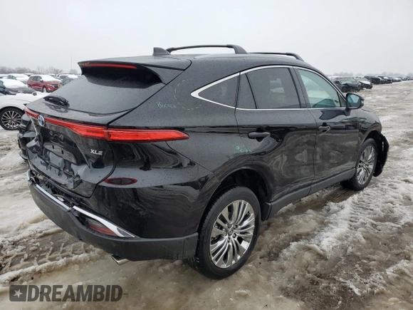 2023 Toyota Venza LE with VIN JTEAAAAH6PJ133387, listed as a Copart auction lot 38085474 with 12,596 mi miles. Bid and sale history available at carsss.com. Image 3.
