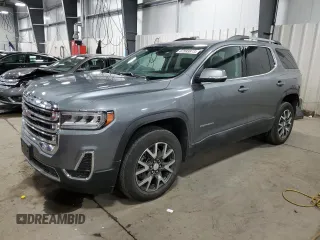 2021 GMC Acadia SLE with VIN 1GKKNRLS0MZ149395, listed as a Copart auction lot 87593875 with 37,091 mi miles and Salvage Title. Bid and sale history available at carsss.com. Image 1.