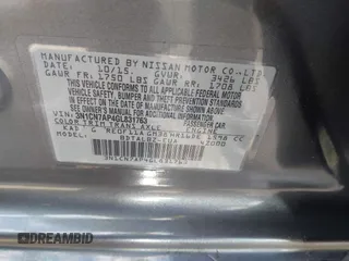 2016 Nissan Versa S z VIN 3N1CN7AP4GL831763, wystawiony jako IAAI lot #42243154 z przebiegiem 89 322 mil mil oraz . Historia ofert i sprzedaży dostępna na DreamBid. Obrazek 9.