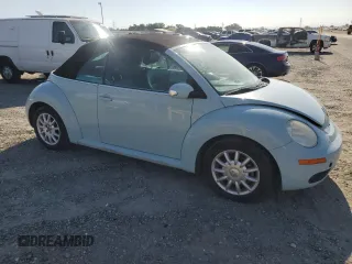 2006 Volkswagen Beetle with VIN 3VWRF31Y76M320169, listed as a Copart auction lot 60538275 with 130,958 mi miles and Salvage title. Bid and sale history available at DreamBid. Image 4.
