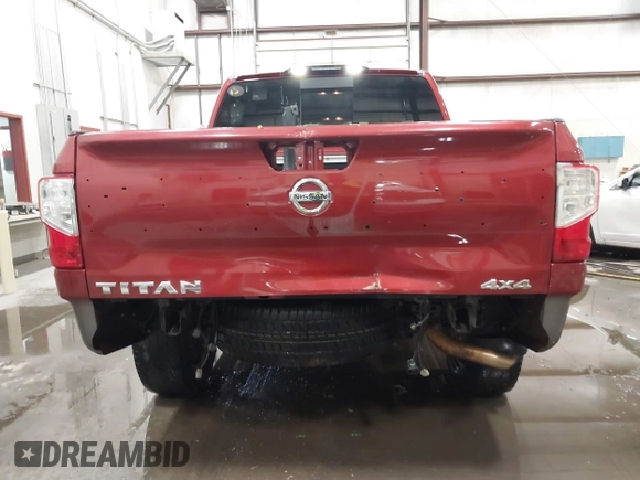 2017 Nissan Titan SV with VIN 1N6AA1E53HN529594, listed as a IAAI auction lot 41479406 with 121,715 mi miles and . Bid and sale history available at DreamBid. Image 17.