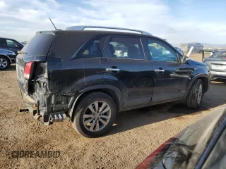 2011 Kia Sorento EX with VIN 5XYKUDA20BG118826, listed as a Copart auction lot 48350835 with 187,302 mi miles and Salvage Title. Bid and sale history available at carsss.com. Image 3.