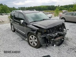 2012 Nissan Armada Platinum z VIN 5N1AA0NC4CN613049, wystawiony jako Copart lot #64414564 z przebiegiem 143 009 mil mil oraz Szkoda całkowita • Salvage title. Historia ofert i sprzedaży dostępna na DreamBid. Obrazek 12.