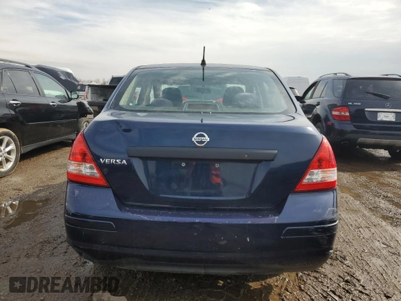 2010 Nissan Versa 1.6 with VIN 3N1CC1AP6AL403333, listed as a Copart auction lot 46492115 with 146,648 mi miles and Salvage Title. Bid and sale history available at carsss.com. Image 6.