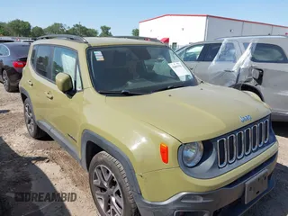 2015 Jeep Renegade Latitude with VIN ZACCJABT2FPB28170, listed as a IAAI auction lot 42003792 with 119,433 mi miles and . Bid and sale history available at DreamBid. Image 1.
