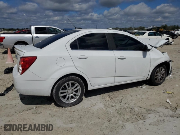 2016 Chevrolet Sonic LT with VIN 1G1JC5SH3G4178427, listed as a Copart auction lot 46332365 with Not provided miles and Salvage title. Bid and sale history available at DreamBid. Image 3.
