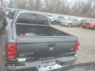 2005 Dodge Dakota Laramie with VIN 1D7HW58N25S204671, listed as a Copart auction lot 83838314 with 122,540 mi miles and Salvage Title. Bid and sale history available at DreamBid. Image 6.