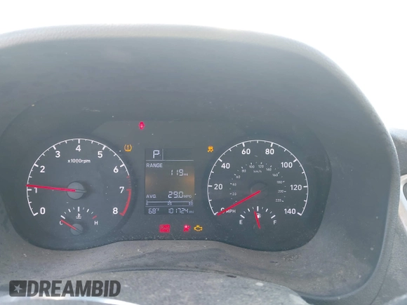 2018 Hyundai Accent SE with VIN 3KPC24A3XJE009062, listed as a IAAI auction lot 42127408 with 101,724 mi miles and . Bid and sale history available at carsss.com. Image 7.